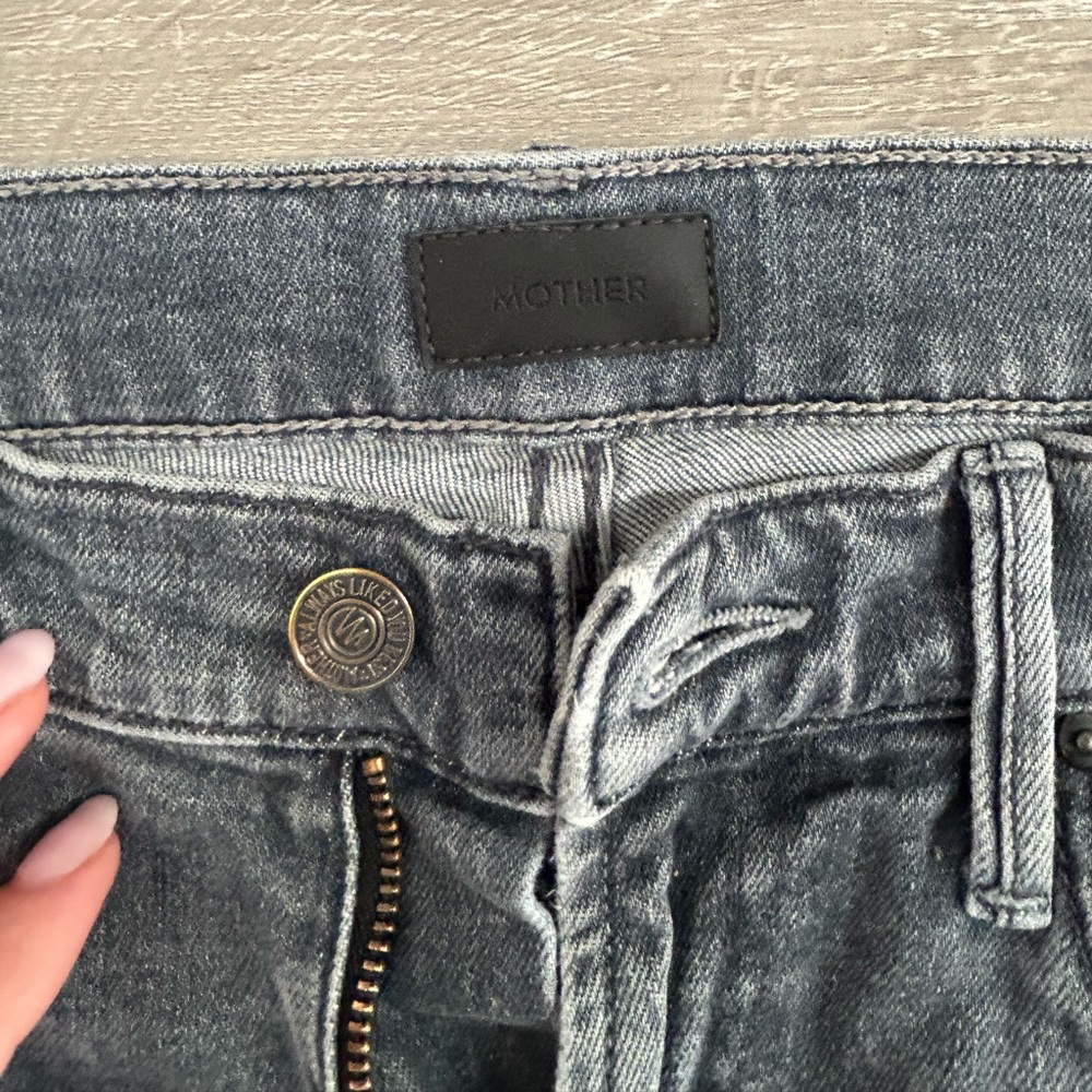 MOTHER insider crop black size 25